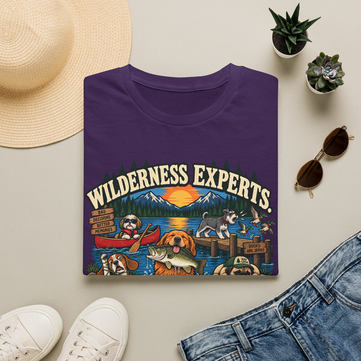 T-Shirt — Wilderness Experts Graphic Tee (Zero Qualifications)