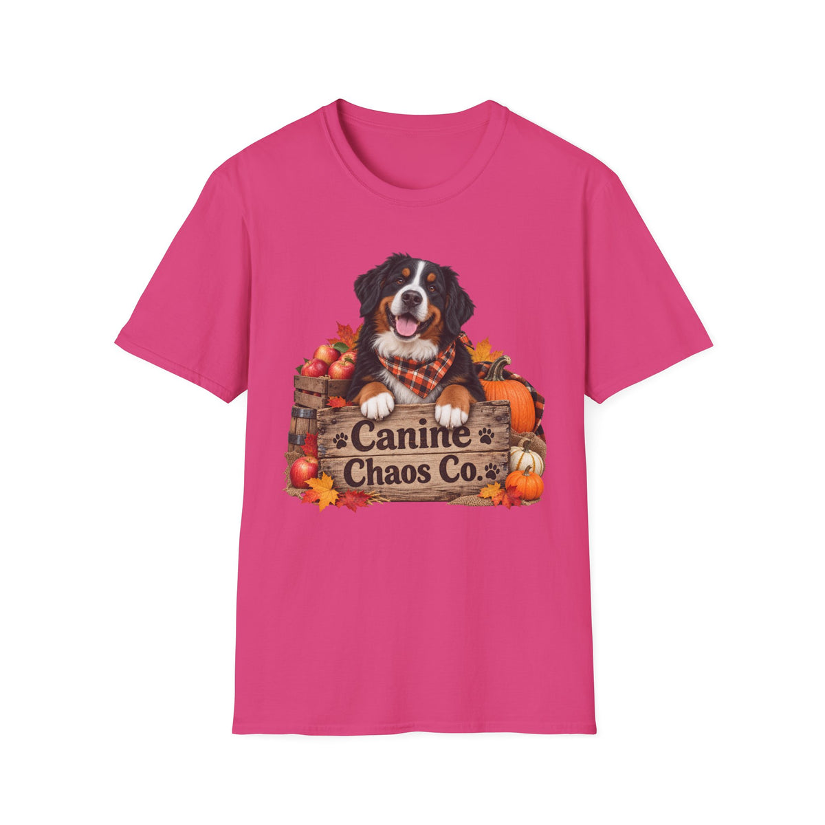 T-Shirt — Canine Chaos Co. Fall Dog Graphic Tee