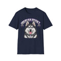 Siberian Husky Dog T-Shirt — Cute Husky Face Graphic Tee