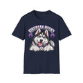 Siberian Husky T-Shirt — Cute Paw Print Graphic Tee