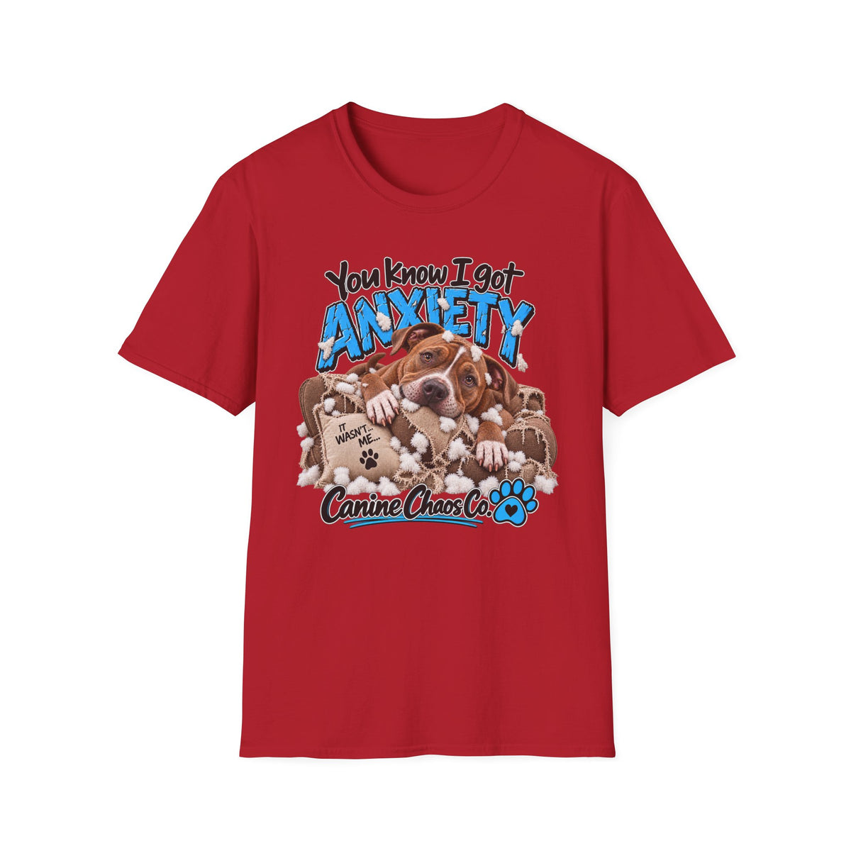Dog Anxiety T-Shirt — "You Know I Got Anxiety" Cute Basset Hound Design