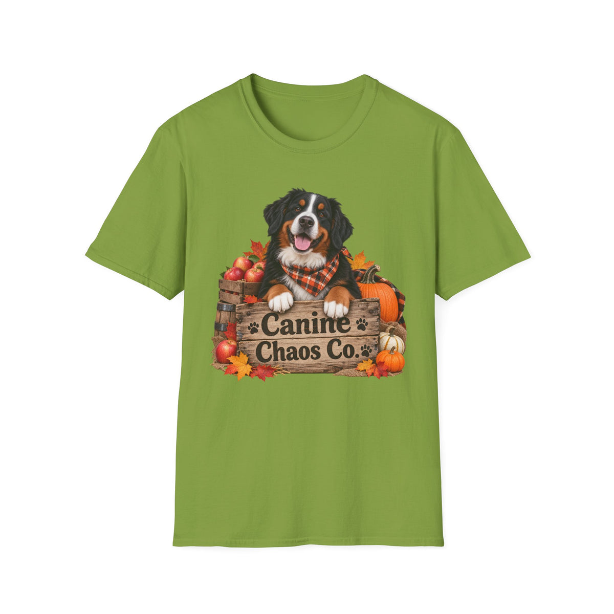T-Shirt — Canine Chaos Co. Fall Dog Graphic Tee
