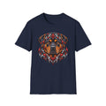 Rottweiler Tribal Art T-Shirt - Colorful Guardian Dog Graphic Tee