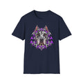 Purple Tribal Wolf T-Shirt