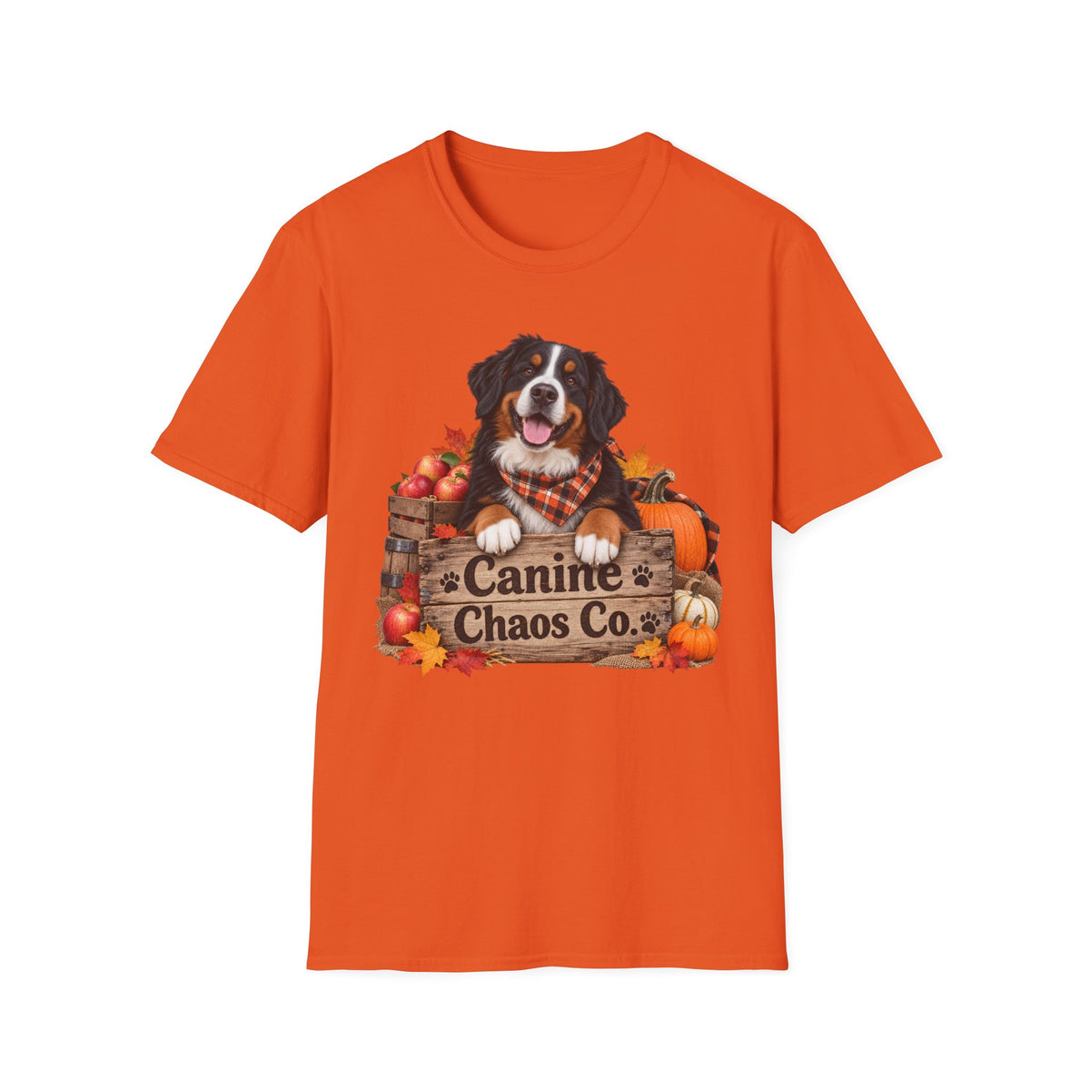 T-Shirt — Canine Chaos Co. Fall Dog Graphic Tee