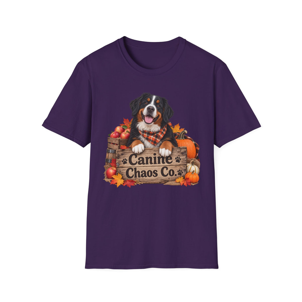 T-Shirt — Canine Chaos Co. Fall Dog Graphic Tee