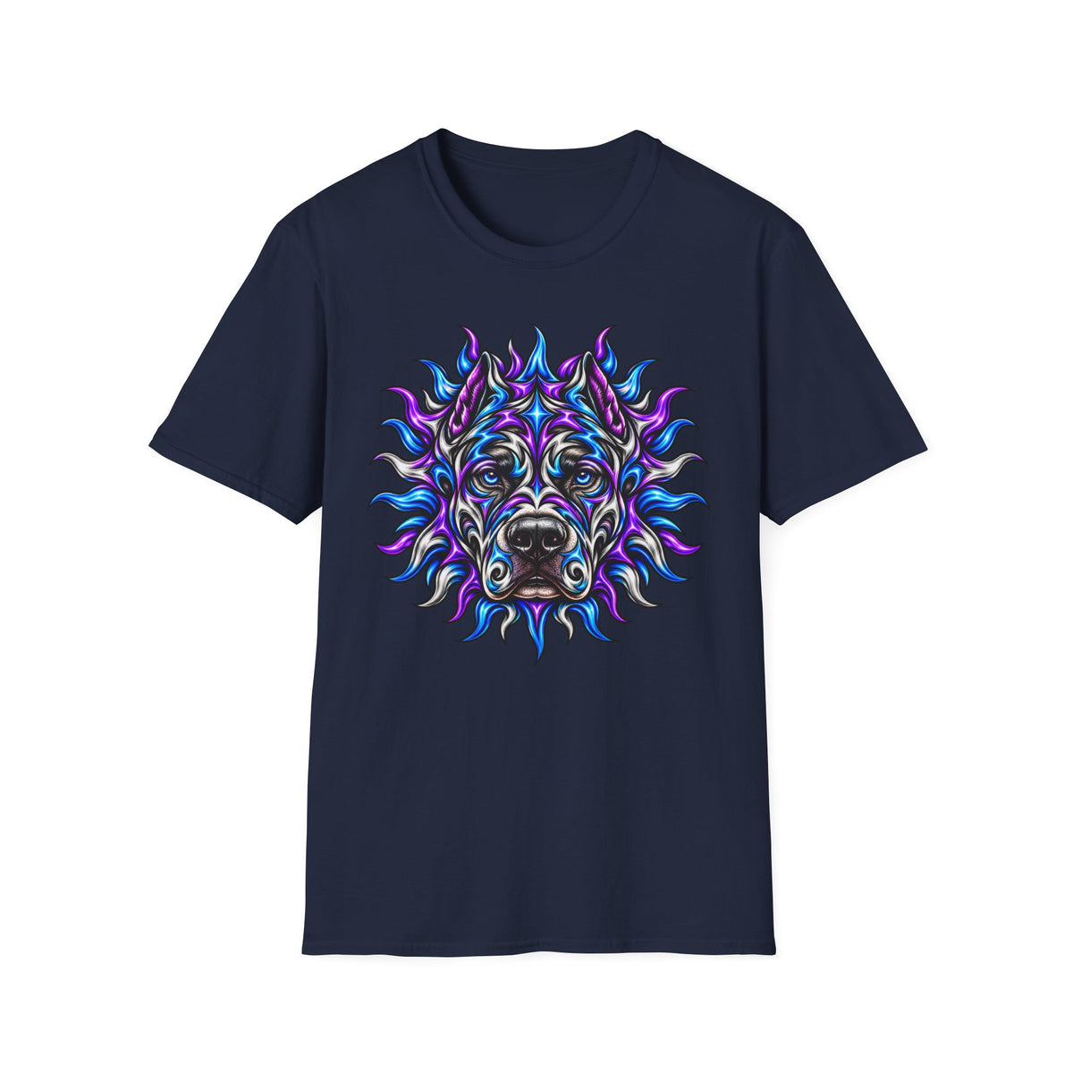 Psychedelic Pit Bull Sun T-Shirt