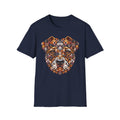 Dog Mosaic T-Shirt — Colorful Puppy Face Art Tee