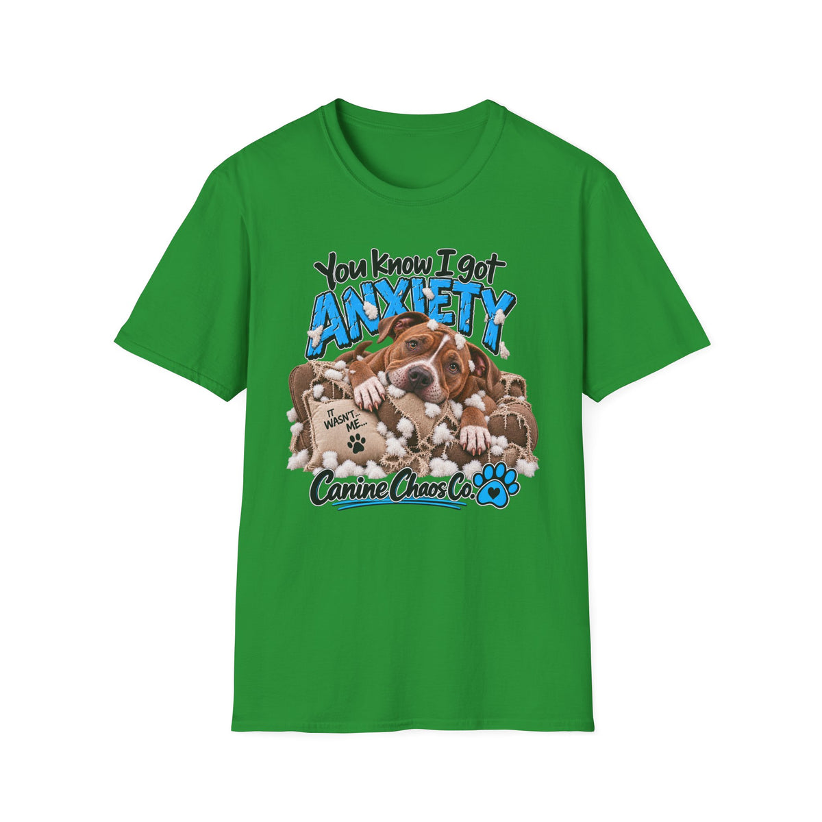Dog Anxiety T-Shirt — "You Know I Got Anxiety" Cute Basset Hound Design
