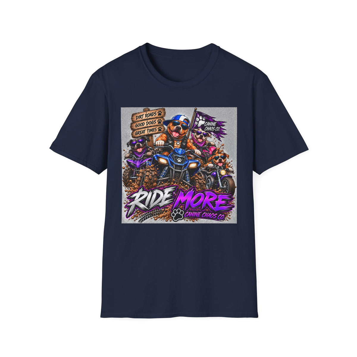 Ride More ATV Graphic T-Shirt — Off-Road Racing Rider Shirt