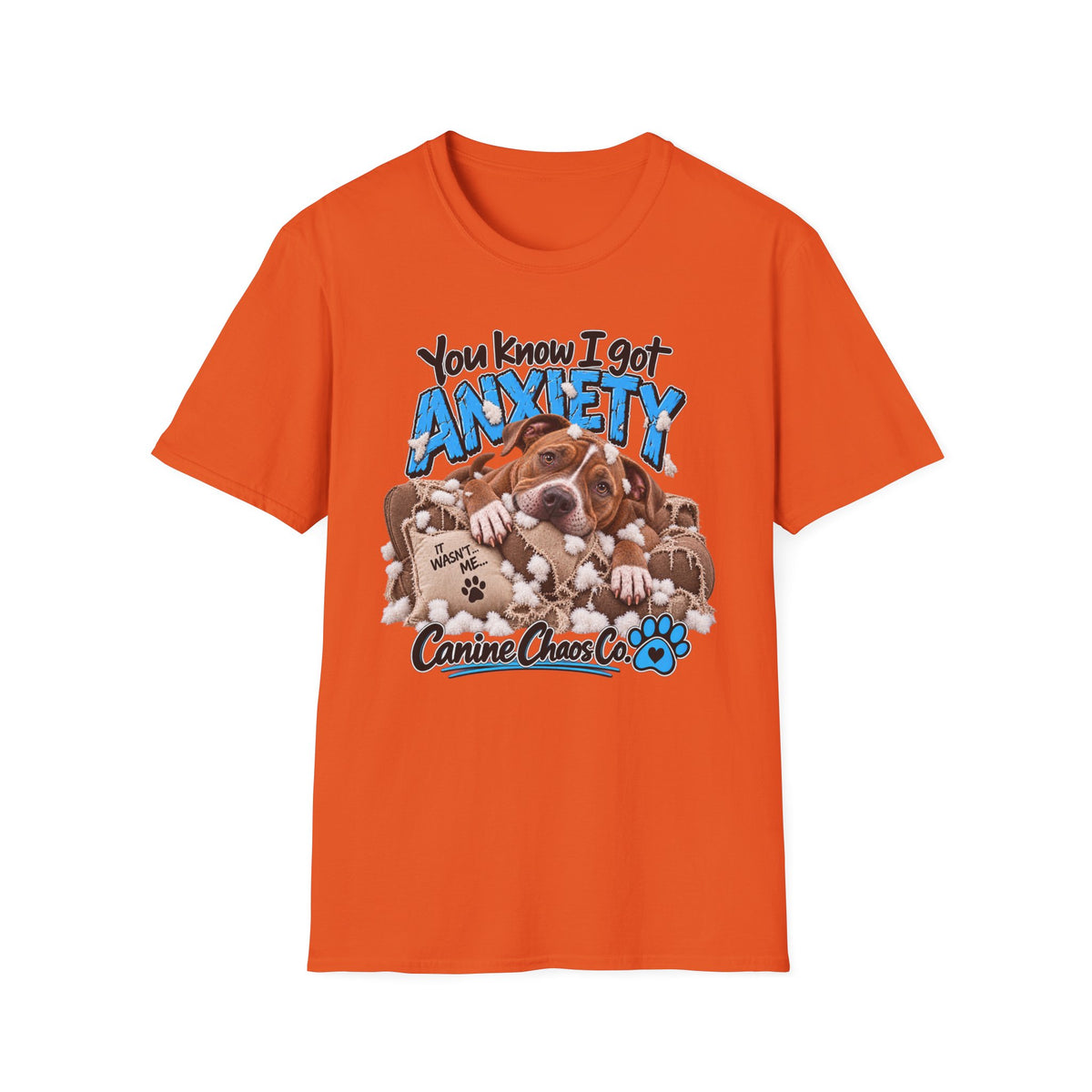 Dog Anxiety T-Shirt — "You Know I Got Anxiety" Cute Basset Hound Design
