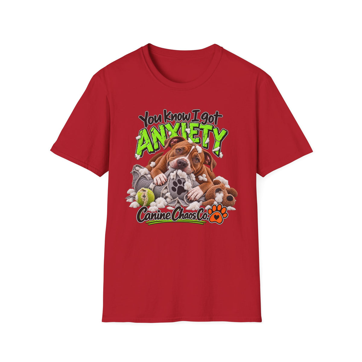 Anxiety Dog T-Shirt — "You Know I Got Anxiety" Cute Puppy Graphic Tee