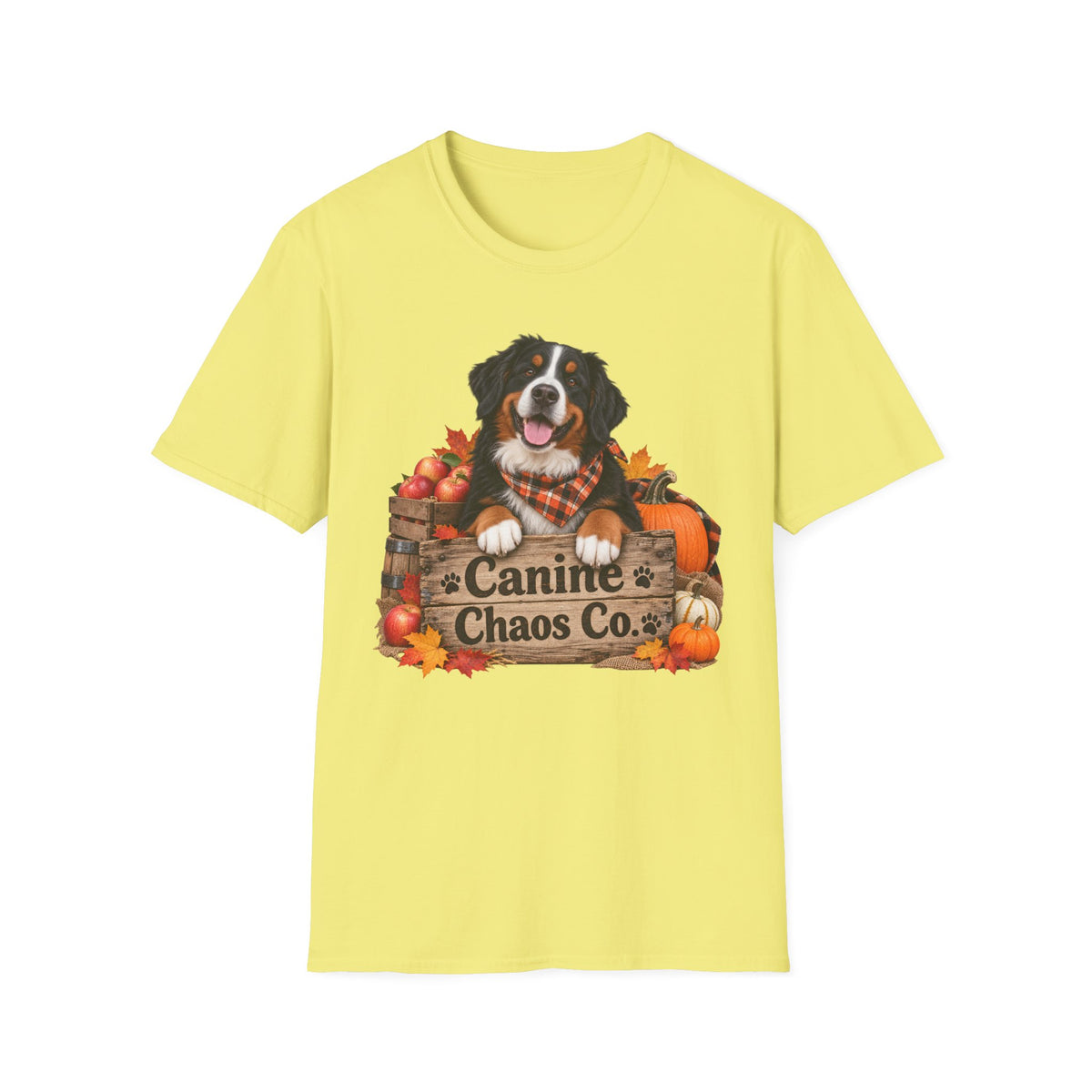 T-Shirt — Canine Chaos Co. Fall Dog Graphic Tee