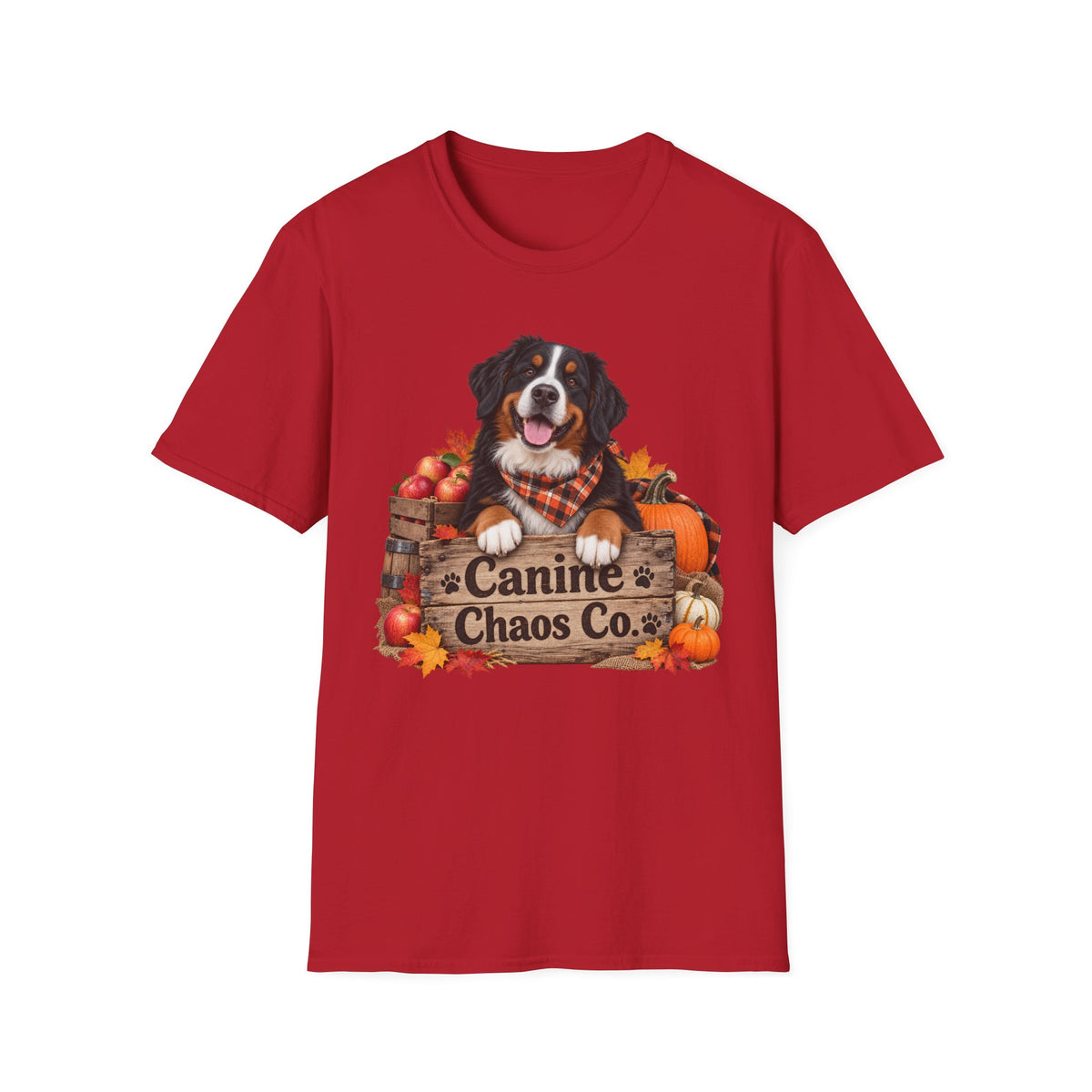 T-Shirt — Canine Chaos Co. Fall Dog Graphic Tee