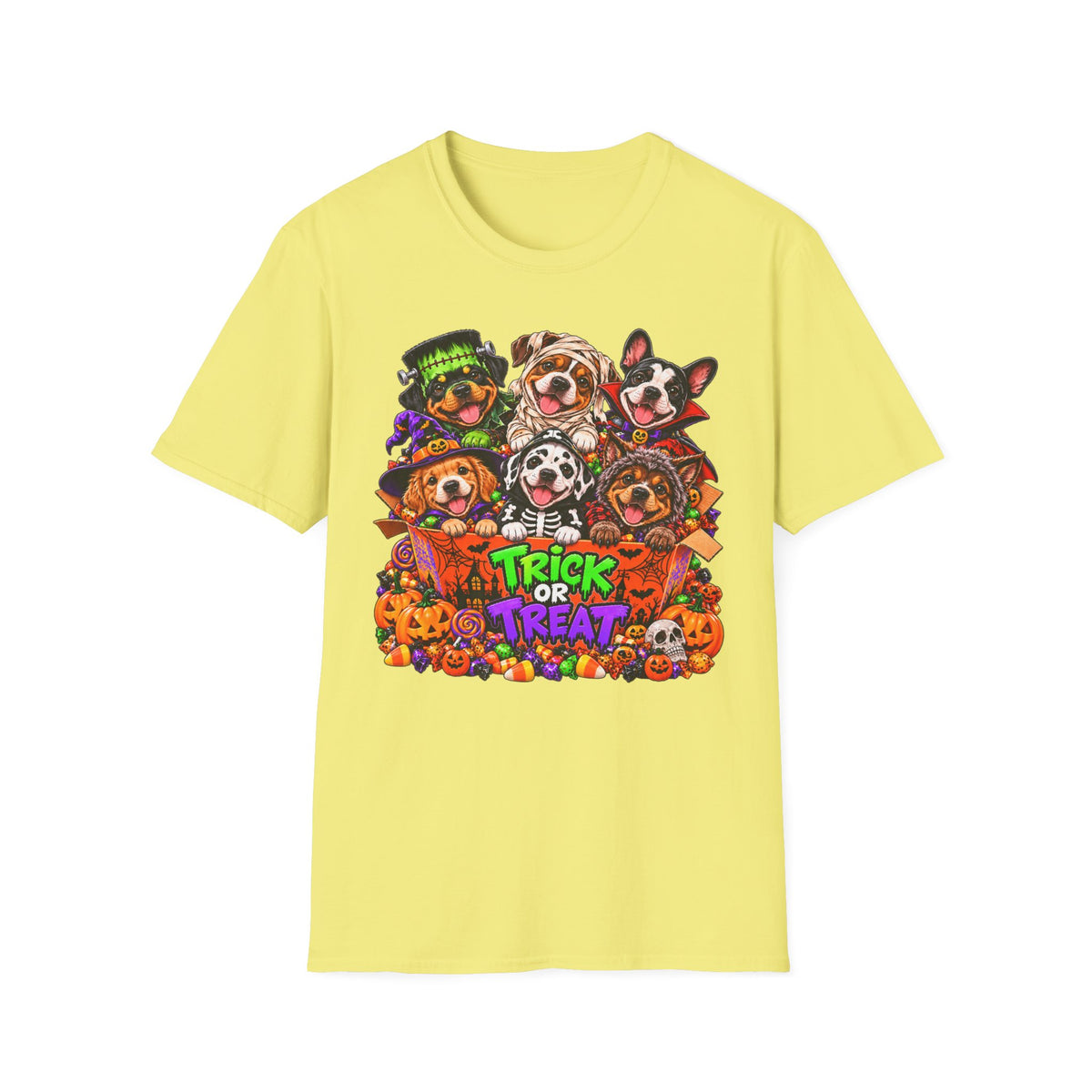 Halloween Dogs T-Shirt — Cute Trick or Treat Puppy Costume Tee