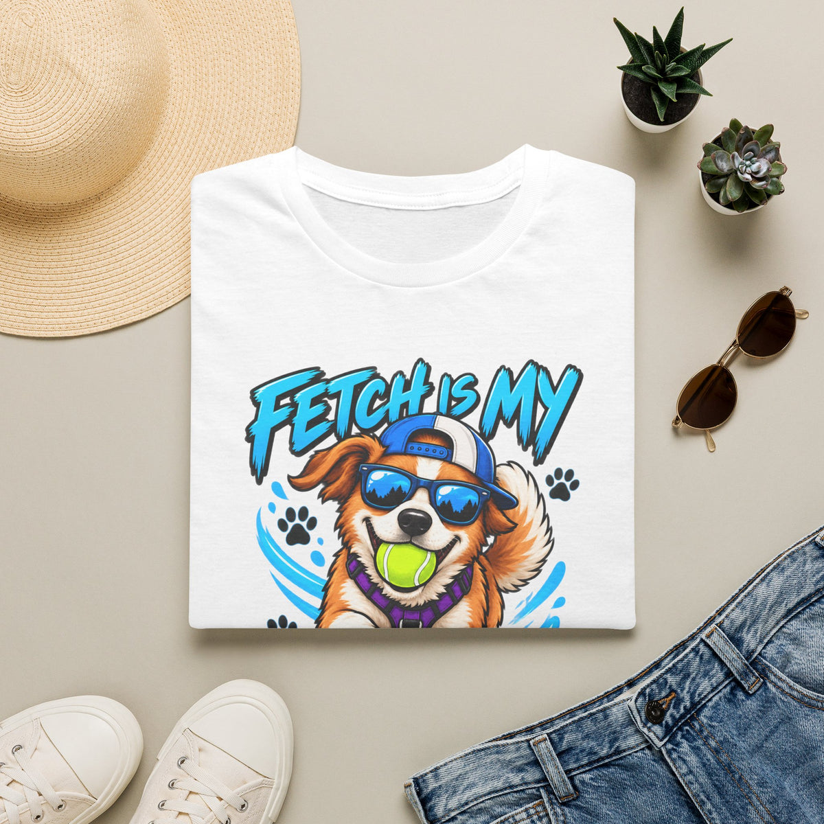 Fetch Is My Cardio Dog T-Shirt