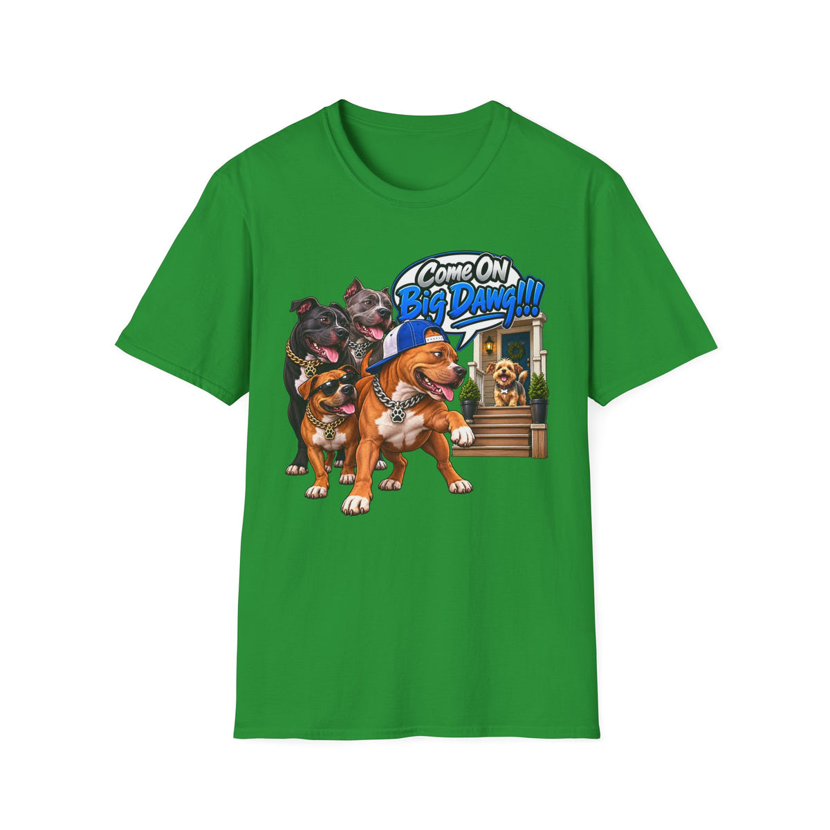 “Come On Big Dawg!!!” Dog Pack Graphic T-Shirt