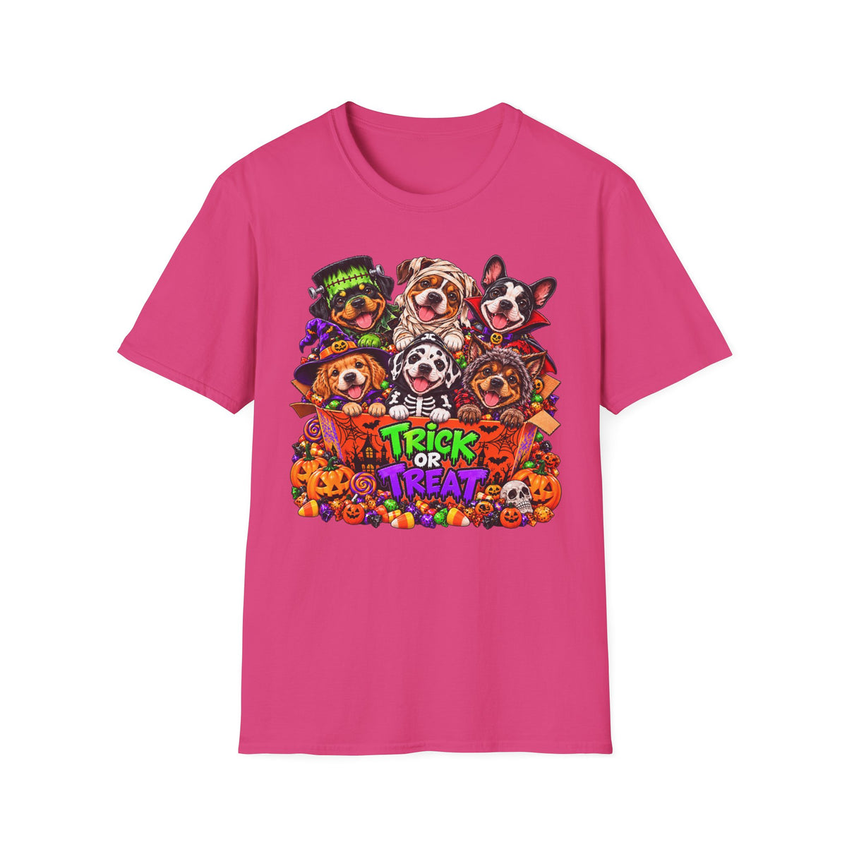 Halloween Dogs T-Shirt — Cute Trick or Treat Puppy Costume Tee