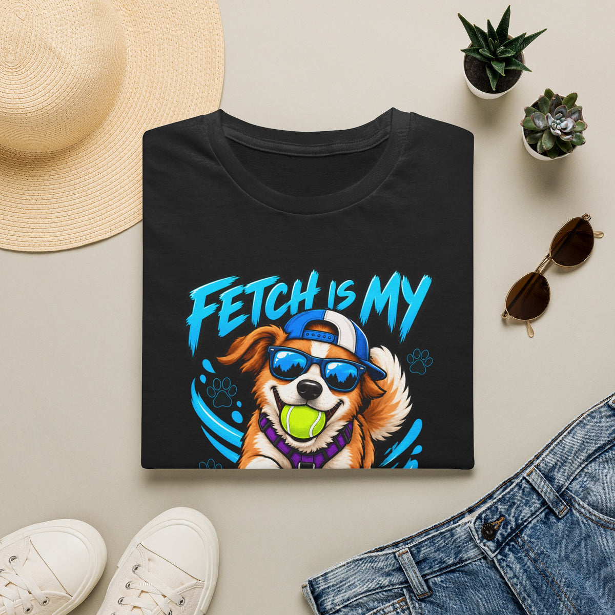 Fetch Is My Cardio Dog T-Shirt