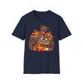 Fall Dog Harvest T-Shirt — 'Canine Chase Co.' Autumn Pumpkin Tee