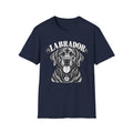 Labrador Portrait T-Shirt – Retro Black Lab Dog Tee