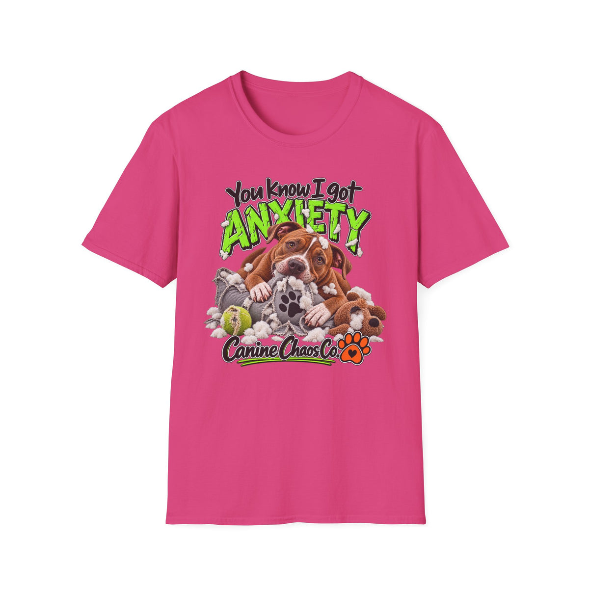 Anxiety Dog T-Shirt — "You Know I Got Anxiety" Cute Puppy Graphic Tee