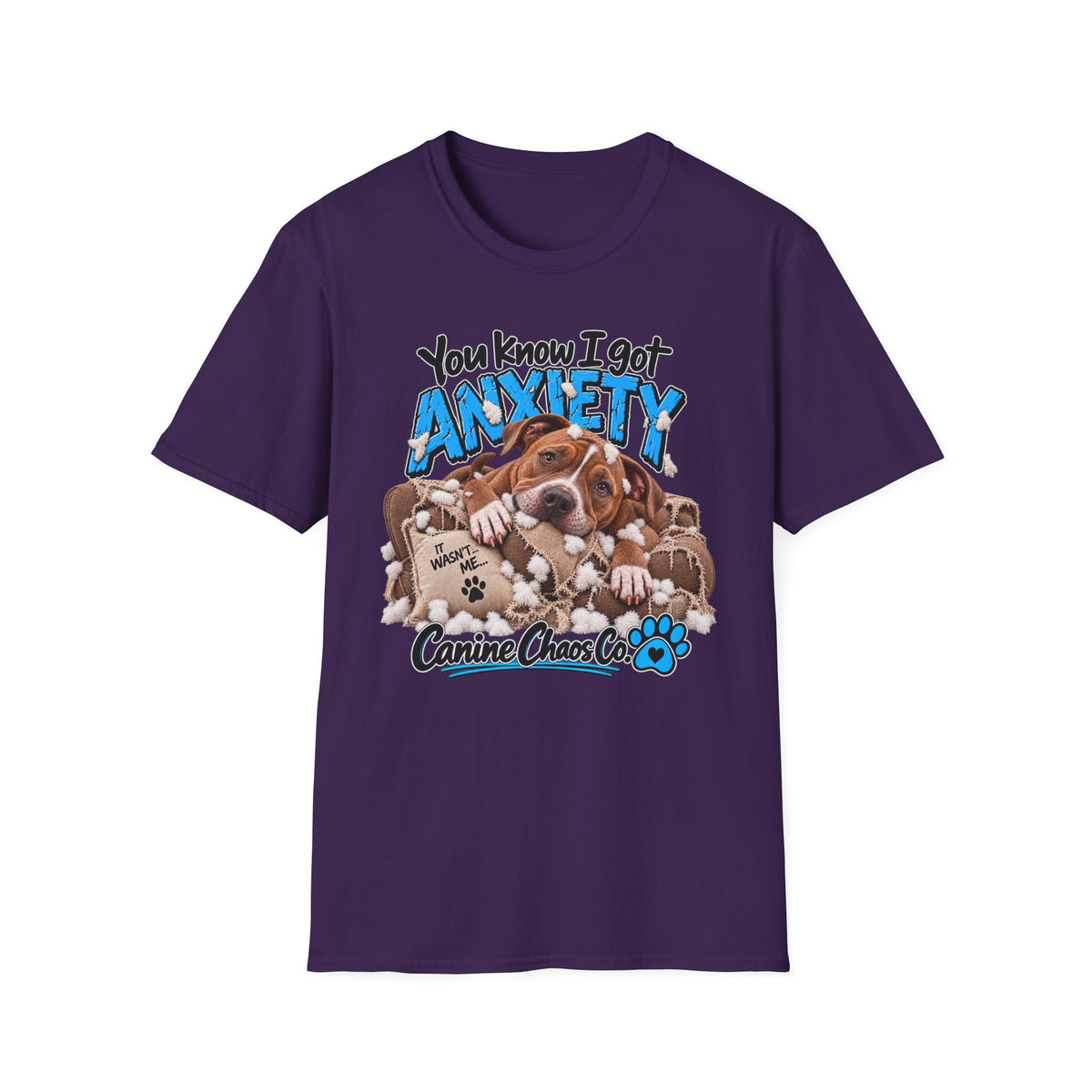Dog Anxiety T-Shirt — "You Know I Got Anxiety" Cute Basset Hound Design