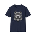 Tribal Pitbull Graphic T-Shirt — Intricate Black Dog Face Tee