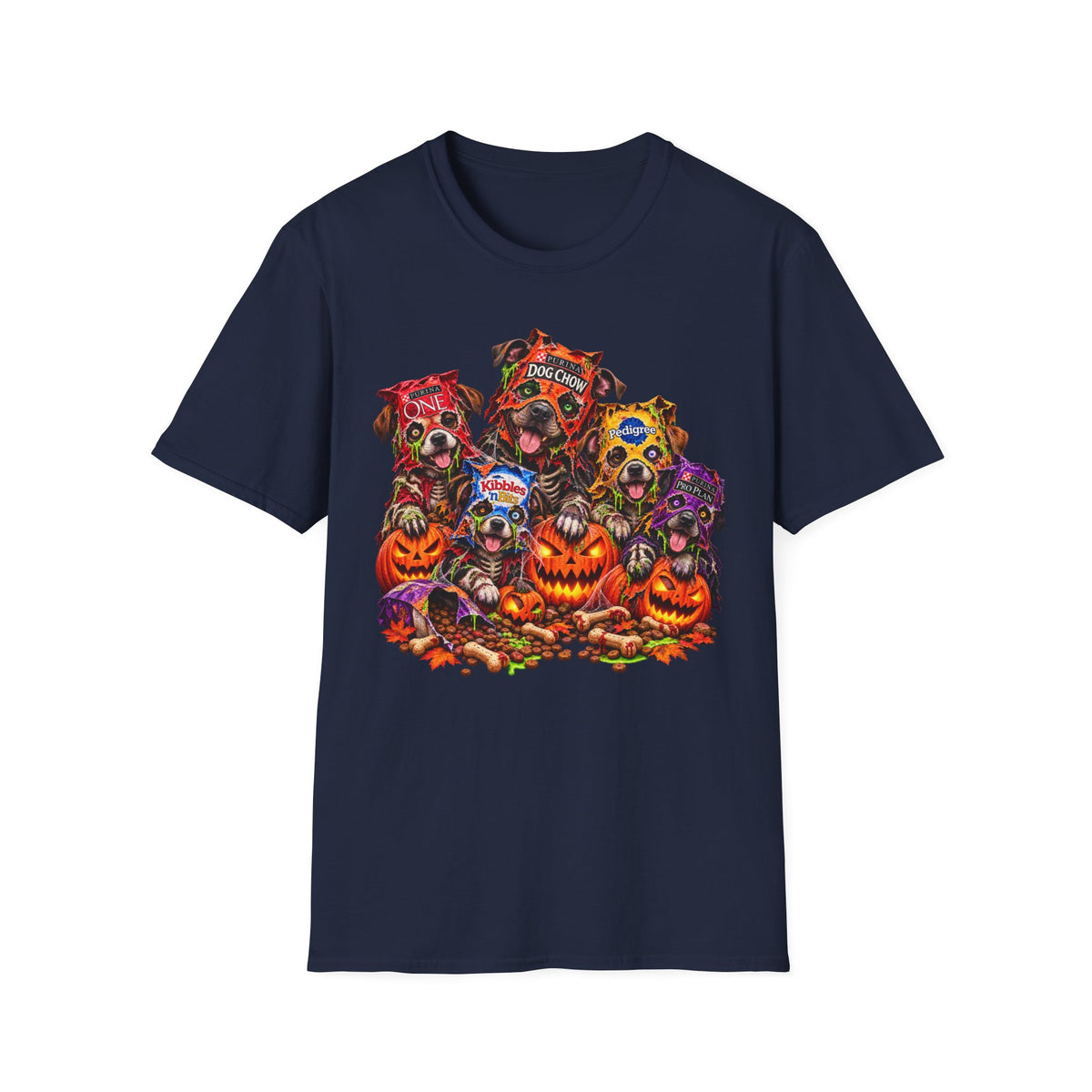 Halloween Puppy Pumpkin T-Shirt — Cute Spooky Dogs Graphic Tee