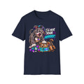 Pitbull Playful Tease T-Shirt – "I'll Beat Your Arghhh!" Cute Cartoon Dog Tee
