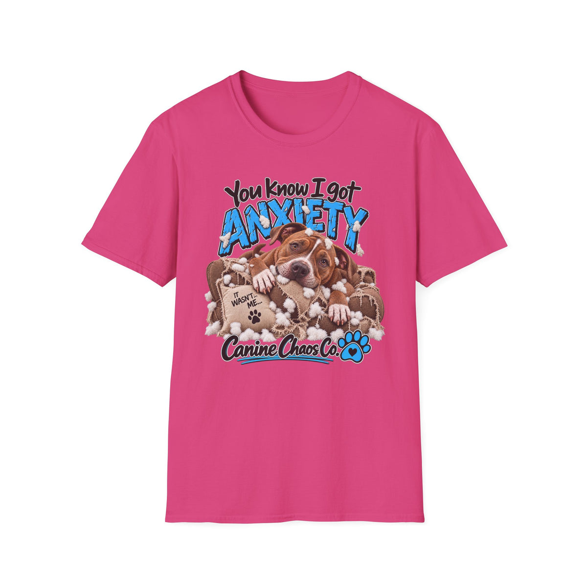 Dog Anxiety T-Shirt — "You Know I Got Anxiety" Cute Basset Hound Design