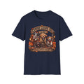 Canine Chaos Co. T-Shirt – Cute Puppies Autumn Floral Graphic Tee
