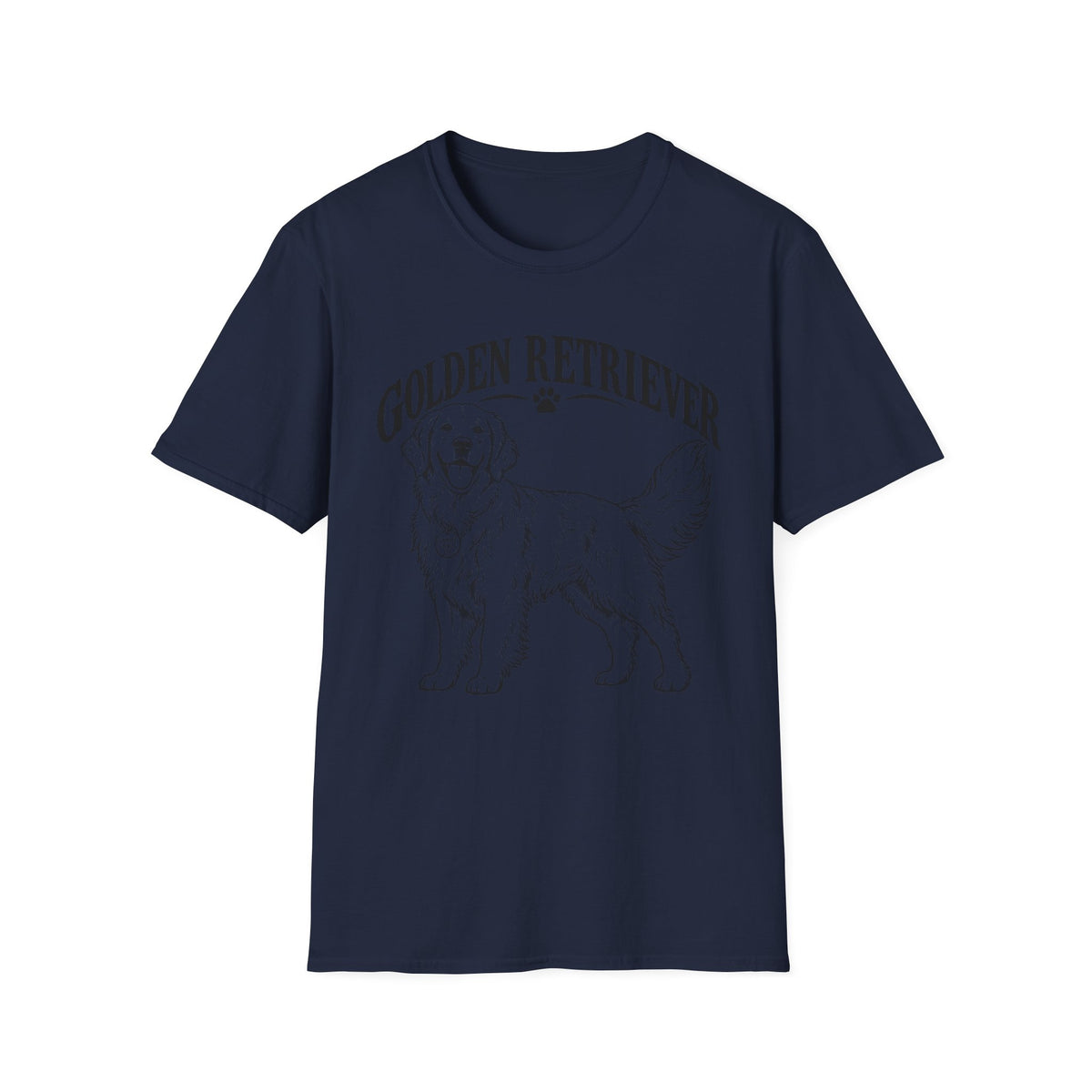 Golden Retriever T-Shirt — Vintage Dog Design Tee