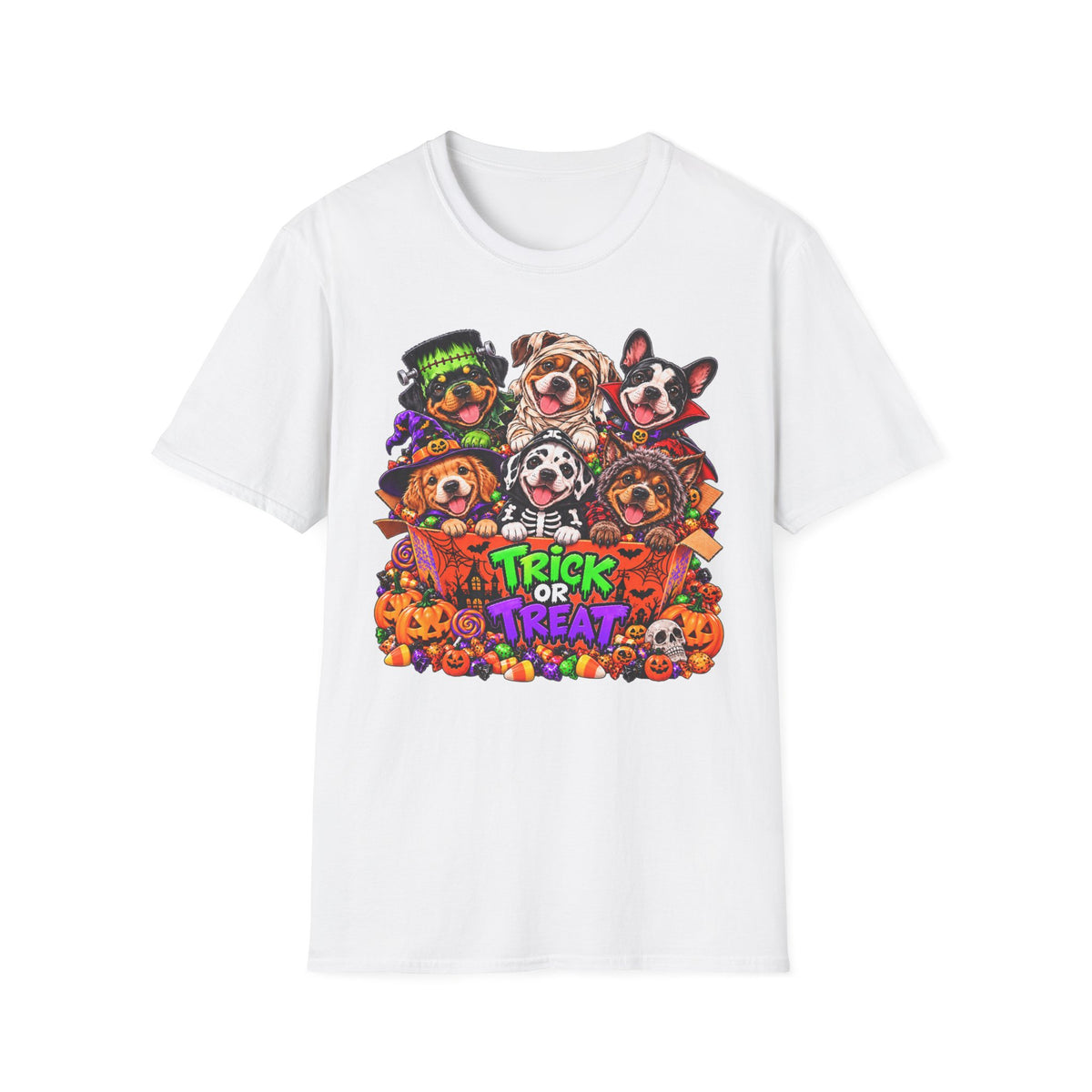 Halloween Dogs T-Shirt — Cute Trick or Treat Puppy Costume Tee