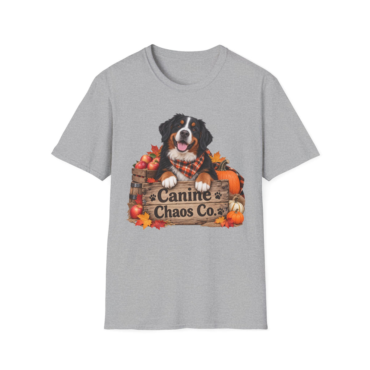 T-Shirt — Canine Chaos Co. Fall Dog Graphic Tee