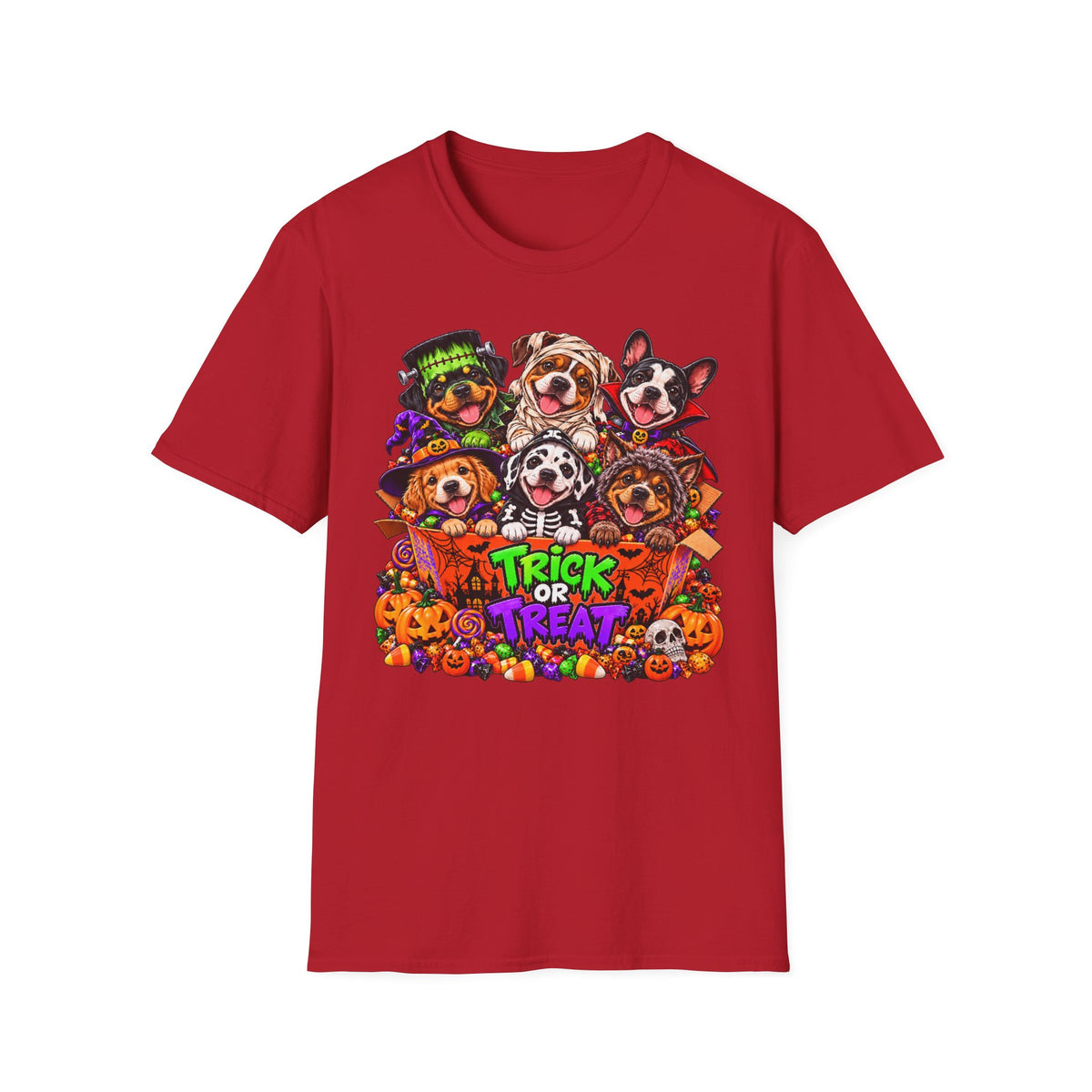 Halloween Dogs T-Shirt — Cute Trick or Treat Puppy Costume Tee