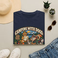 Camping With Dogs T-Shirt — Outdoor Camper Dog Lover Graphic Tee