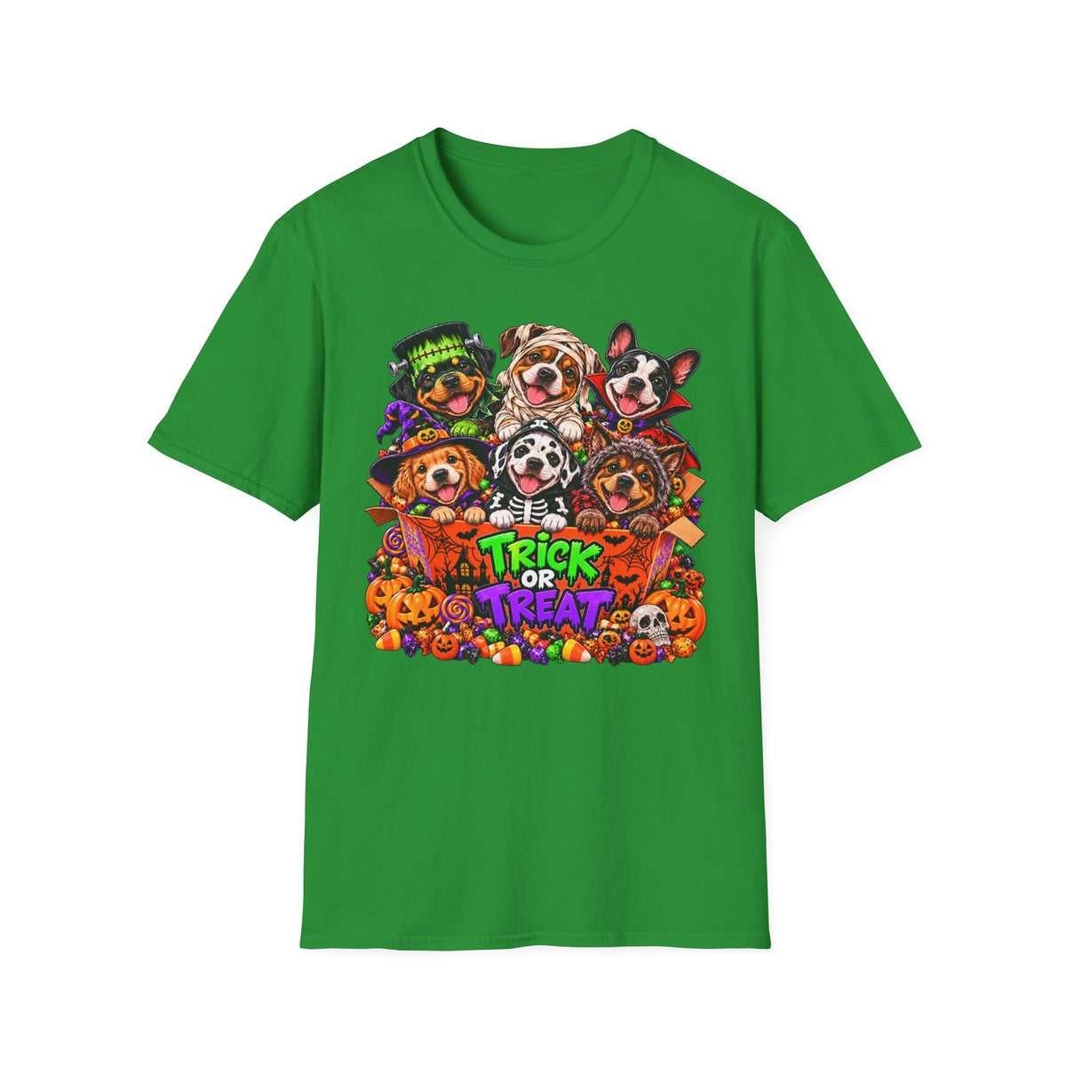 Halloween Dogs T-Shirt — Cute Trick or Treat Puppy Costume Tee