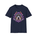 Pit Bull Mandala T-Shirt — Colorful Tribal Dog Portrait Tee