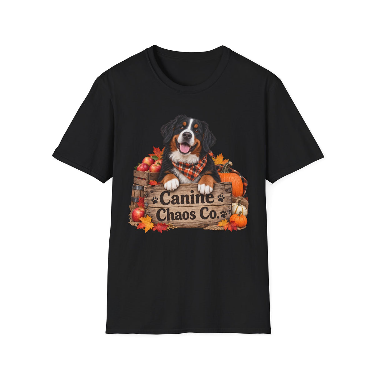 T-Shirt — Canine Chaos Co. Fall Dog Graphic Tee