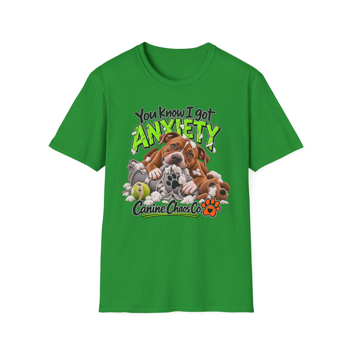 Anxiety Dog T-Shirt — "You Know I Got Anxiety" Cute Puppy Graphic Tee