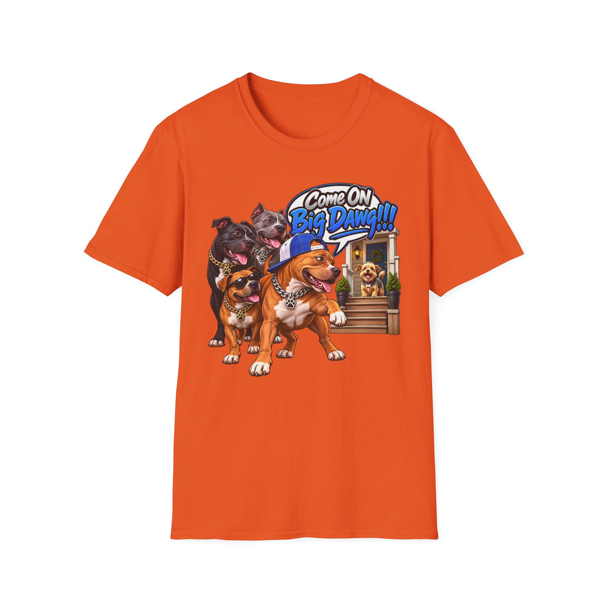 “Come On Big Dawg!!!” Dog Pack Graphic T-Shirt