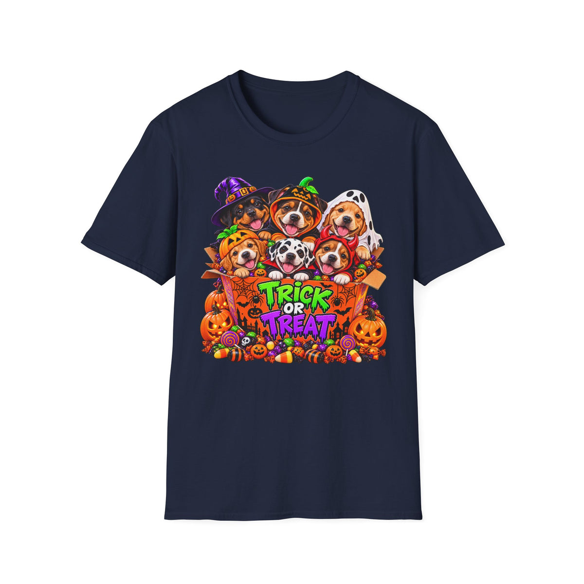 Halloween Puppy Trick or Treat T-Shirt