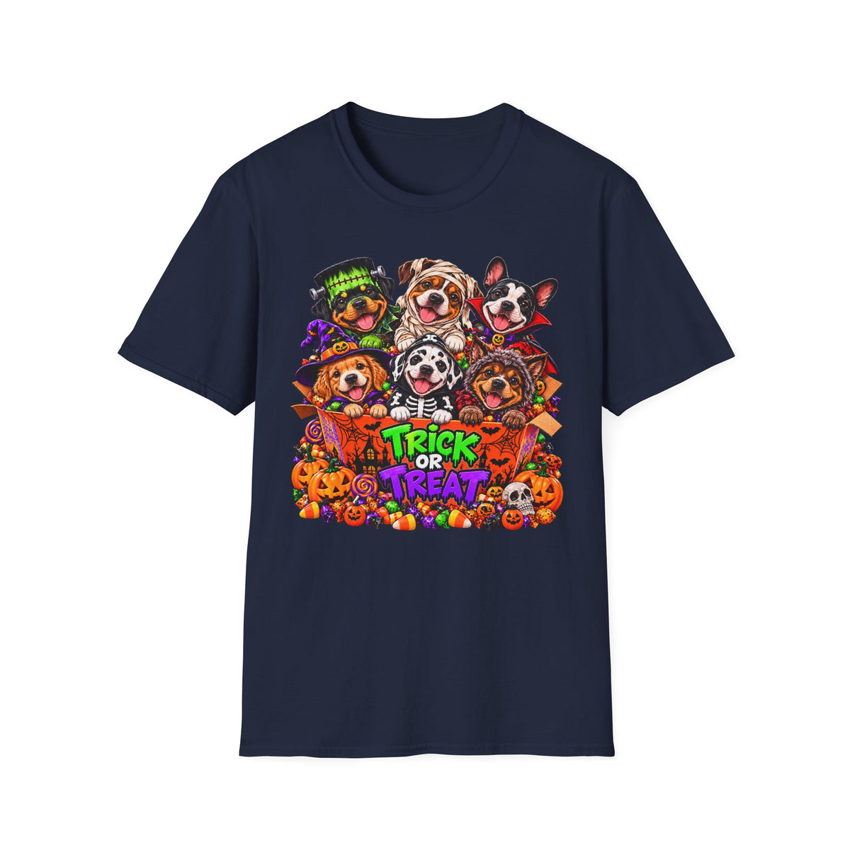 Halloween Dogs T-Shirt — Cute Trick or Treat Puppy Costume Tee