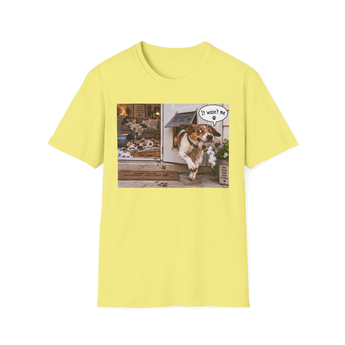 Dog Escape T-Shirt — Funny "It Wasn't Me" Pet Shirt