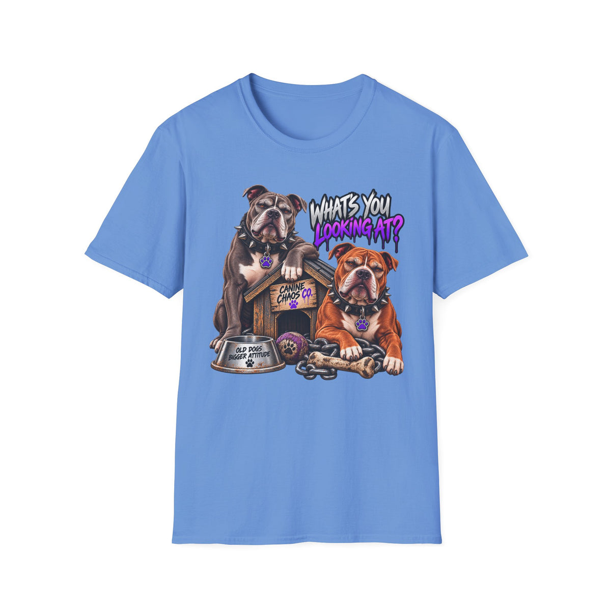 Bulldog "What's You Looking At?" T-Shirt