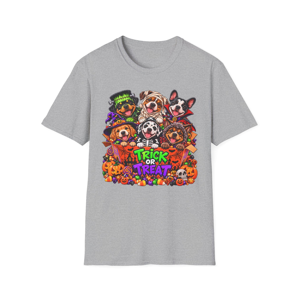 Halloween Dogs T-Shirt — Cute Trick or Treat Puppy Costume Tee