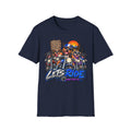 Lets Ride Motorbike T-Shirt — Retro Biker Dogs Sunset Graphic Tee