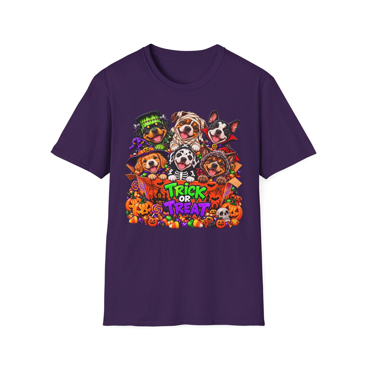 Halloween Dogs T-Shirt — Cute Trick or Treat Puppy Costume Tee